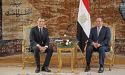 Macron Afrika turunun ilk durağı Mısır'da