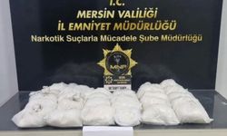 Mersin'de 27 kilogram metamfetamin ele geçirildi: 2 tutuklama
