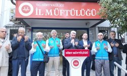 Siirt'ten kutsal topraklara ilk kafile uğurlandı