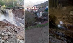 Şırnak'ta yağışlardan sonra dereler taştı, evleri ve köprüleri yıktı