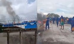Venezuela'da cezaevi isyanı: Mahkumlar çatıya çıktı, yatakları ateşe verdi