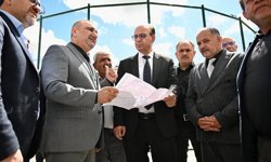 Yeşilyurt'ta deprem konutları için çalışmalar devam ediyor