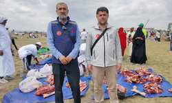 Yetimler Vakfı Etiyopya'da binlerce aileye kurban eti ulaştırdı