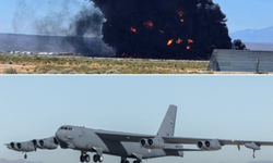 ABD'ye ait B-52 bombardıman uçağı düştü