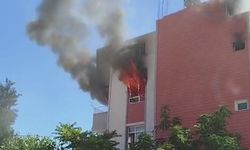 Adıyaman'da apartman dairesinde yangın
