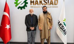 Afganistan Maliye Bakan Yardımcısı Mansoor'dan HAKSİAD'a ziyaret