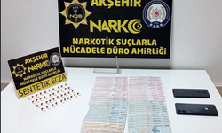Akşehir'de narkotik denetiminde bir tutuklama