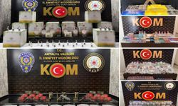 Antalya'da kaçakçılık ve organize suç operasyonları: 79 şüpheli gözaltına alındı