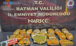 Batman'da 11 kilo toz esrar ele geçirildi
