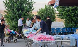 Cizre'de SMA hastası Mehmet bebek için yardım çadırı kuruldu