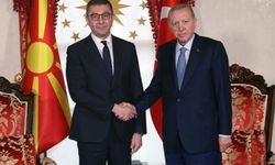 Cumhurbaşkanı Erdoğan, Kuzey Makedonya Başbakanı Mickoski'yi kabul etti
