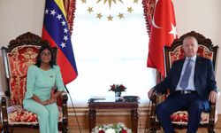 Cumhurbaşkanı Erdoğan, Venezuela Cumhurbaşkanı Vekili Delcy Rodriguez ile görüştü