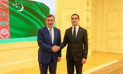 Cumhurbaşkanı Yardımcısı Yılmaz, Türkmenistan Devlet Başkanı Berdimuhamedov ile görüştü