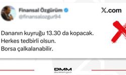 DMM'den finansal piyasalara yönelik spekülatif paylaşımlara ilişkin açıklama