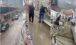 Doğubayazıt'ta sağanak sonrası sel meydana geldi