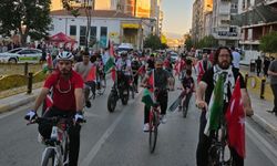 Elazığlılar Gazze için pedal çevirdi