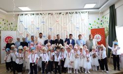 Gaziantep'te 4-6 yaş Kur'an kurslarında eğitim alan öğrenciler ödüllendirildi