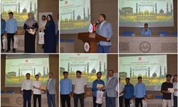 Gaziantep'te 'Umre Ödüllü Gençlik Bilgi Yarışması'nda ödüller sahiplerini buldu