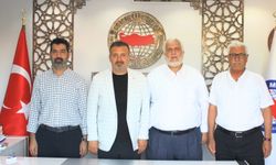 HÜDA PAR heyetinden Memur-Sen Mersin İl Temsilciliğine ziyaret