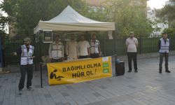 HÜDA PAR'dan uyuşturucuya karşı farkındalık standı: Bağımlı olma, hür ol