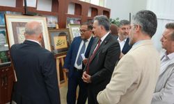 İnönü Üniversitesinde Nakş-ı Zer İslam Sanatları Sergisi açıldı