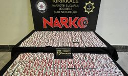 Kırıkkale'de uyuşturucu operasyonunda 1708 sentetik hap ele geçirildi