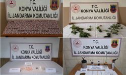 Konya'da uyuşturucu operasyonları: 27 şüpheli yakalandı, 2 kişi tutuklandı