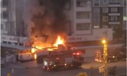 Malatya'da bir AVM'de korkutan yangın