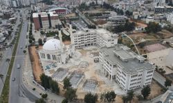 Mersin İl Müftülüğünün yerleşke inşaatında çalışmalar sürüyor