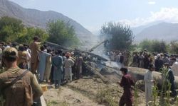 Pakistan'da askeri helikopter düştü: Kurtulan olmadı