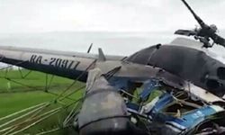 Rusya'da helikopter düştü: Bir ölü