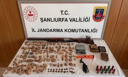 Şanlıurfa Halfeti'de tarihi eser operasyonu