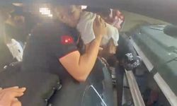 Şanlıurfa'da bagajda mahsur kalan çocuk kurtarıldı