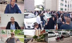 Sınav salonunda öğrenciler, kapıda aileler ter döktü