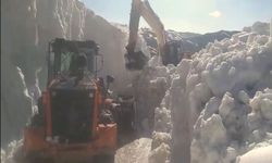 Şırnak'ta haziran ayında kar mesaisi: Yayla yolları temizleniyor