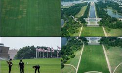 Ulusal Parkta Trump'a dev '8647' mesajı