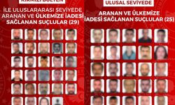 12 ülkeden 54 firari suçlu Türkiye'ye getirildi