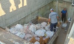 5,5 ton etiketsiz et ürünü imha edildi
