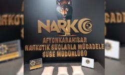 Afyonkarahisar'da 3 kilogram uyuşturucu ele geçirildi