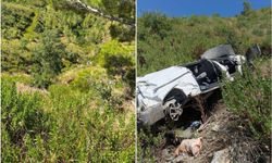 Antalya'da otomobilin uçuruma yuvarlandığı kazada 5 kişi hayatını kaybetti