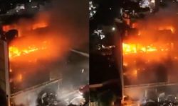 Bağdat'ın en yoğun ticaret merkezi alevlere teslim oldu