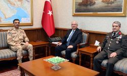 Bakan Güler, Kuveyt Genelkurmay Başkanı Saad Al-Shuraian'ı kabul etti