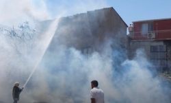 Bornova'da uyarılara rağmen yakılan ateş yangına neden oldu