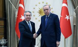 Cumhurbaşkanı Erdoğan, Kırgızistan Dışişleri Bakanı Kulubayev ile görüştü