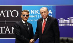 Cumhurbaşkanı Erdoğan, Macron ile bir araya geldi