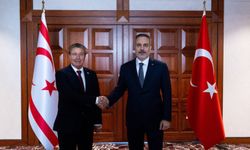Dışişleri Bakanı Hakan Fidan, KKTC Başbakanı Üstel ile görüştü