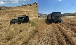 Diyarbakır'da belediye otobüsü ile otomobil çarpıştı: 3 yaralı