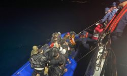 Ege Denizi'nde 39 düzensiz göçmen ile 1 göçmen kaçakçılığı şüphelisi yakalandı