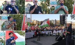 Filistin Konvoyu için İstanbul'da miting düzenlendi
