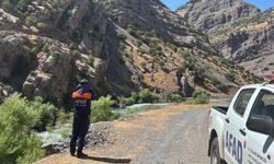 Habur-2 Çayı'nda kaybolan genci arama çalışmaları sınır ötesine taşındı